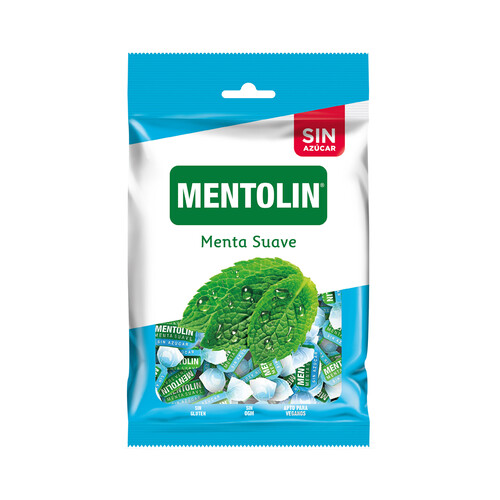 MENTOLÍN Caramelo de menta sin azúcares MENTOLÍN 115 g.