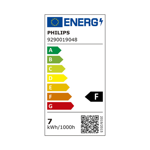 Bombilla Led GU5.3, 7W=50W, luz cálida 2700K, 621lm, PHILIPS.