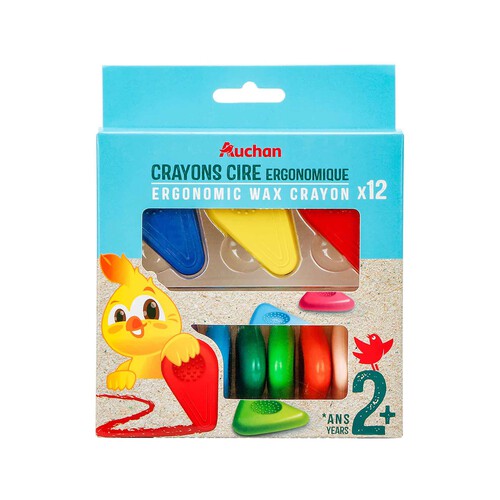 12 Ceras Resina Ergonomic Chicky ALCAMPO