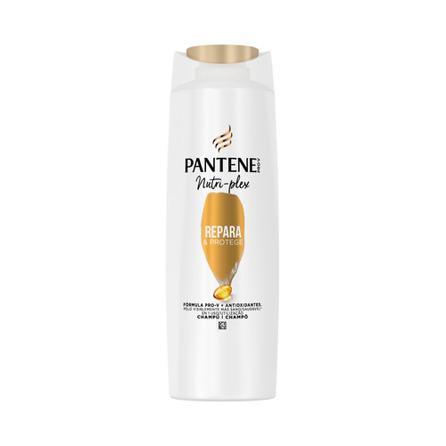 PANTENE Nutri-plex repara & protege Champú con antioxidantes, para cabellos débiles y dañados 225 ml.