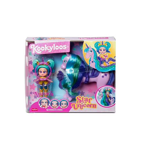 KOOKYLOOS Unicornio Rainbow modelos surtidos, rosa o azul.