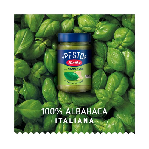 BARILLA Salsa Pesto a la genovesa con albahaca y queso parmesano BARILLA 190 g.