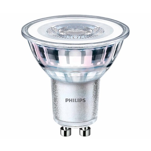 Bobilla Led GU10, 4.6W=50W, luz fría 6500K, 390lm, PHILIPS.