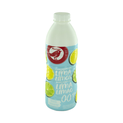 AUCHAN Yogur líquido desnatado (0% materia grasa) para beber con lima limón 1 kg. Producto Alcampo