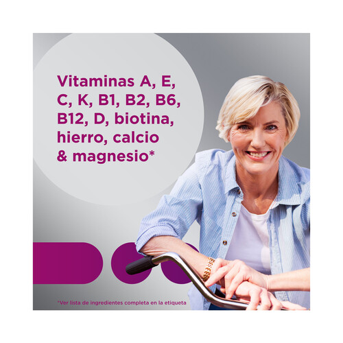 MULTICENTRUM Mujer 50 + Complemento nutricional específico para mujeres de más de 50 años 90 comprimidos.