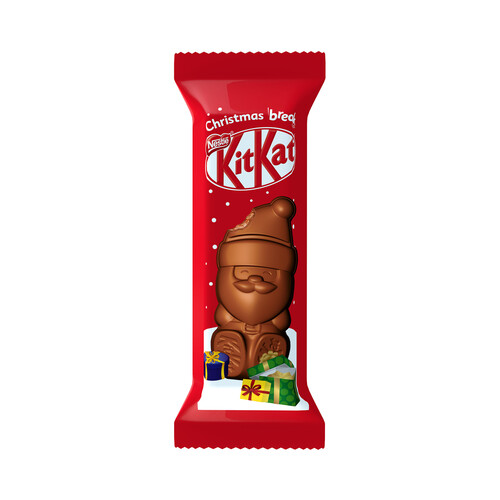 Barrita de chocolate con leche especial navidad KIT KAT 29 g.