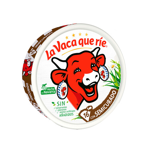 LA VACA QUE RÍE Queso en porciones semicurado LA VACA QUE RÍE 16 uds.