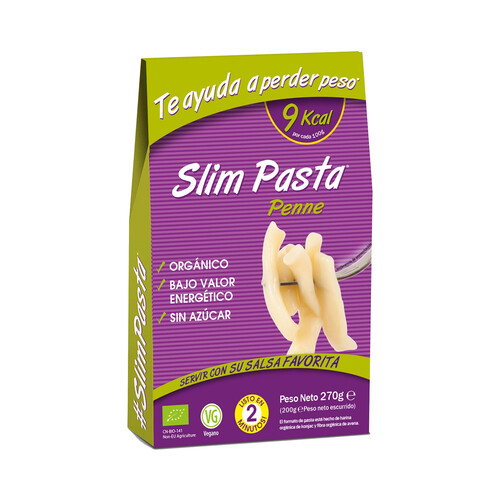 SLIM PASTA Pasta penne ecológica SLIM PASTA 270 g.