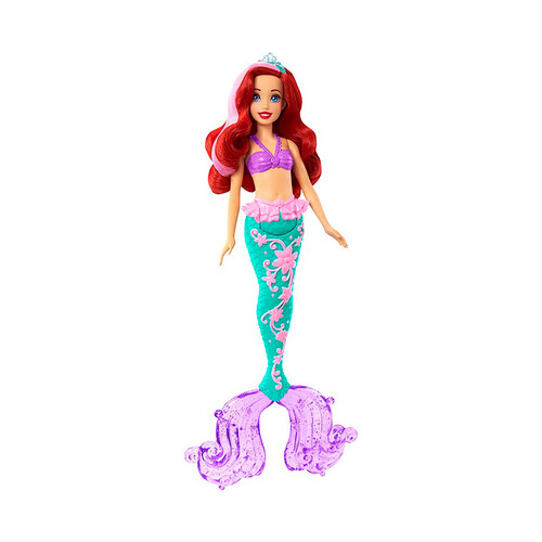 Muñeca DISNEY PRINCESS Ariel Splash cambia color, +4 años.