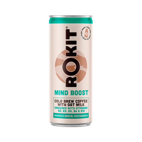 ROKIT Cold brew Café con leche de avena 250 ml. 