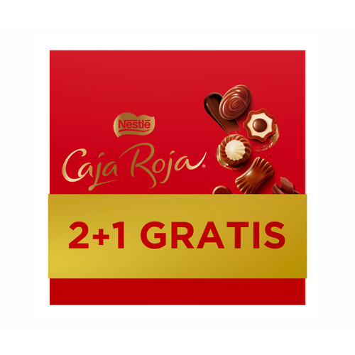 NESTLÉ Bombón caja roja 2 x 103 gr + 1 gratis