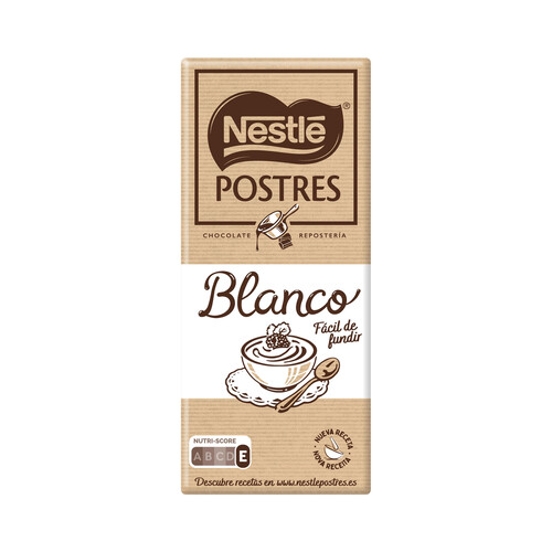 NESTLÉ Chocolate para postres blanco 170 g.