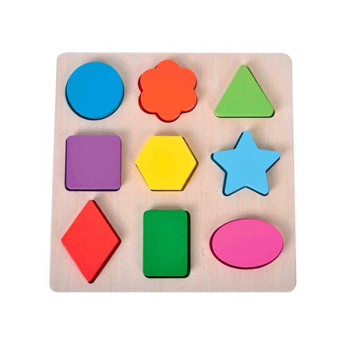 Puzzle Formas Color 9 Piezas O