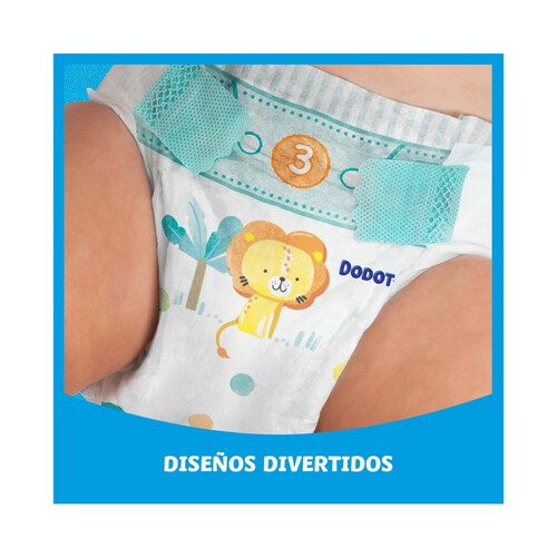 DODOT Bebé-seco Pañales talla 5+ (12-17 k) 56 uds.