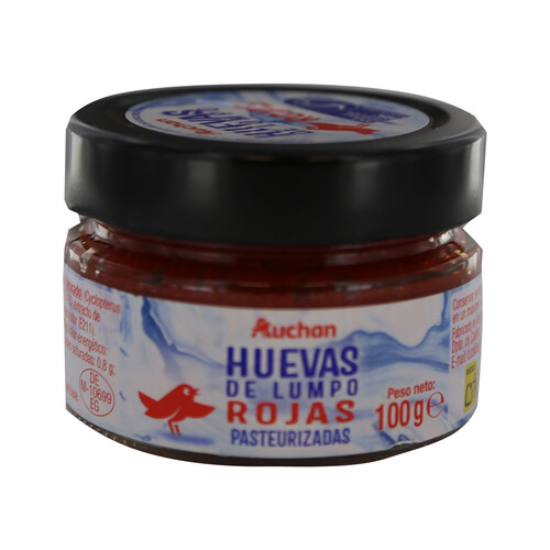 AUCHAN Huevas rojas de lumpo 100 g. Producto Alcampo