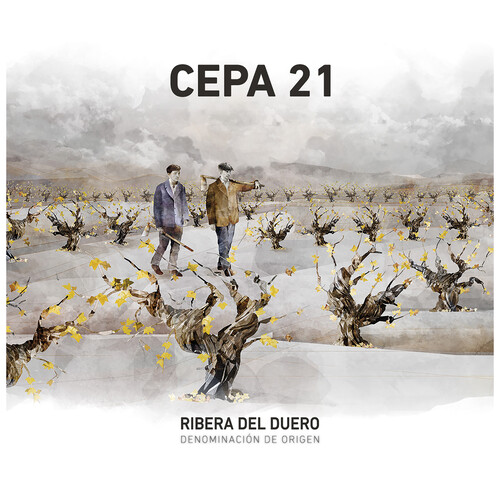 CEPA 21  Vino tinto con D.O. Ribera del Duero botella 75 cl.