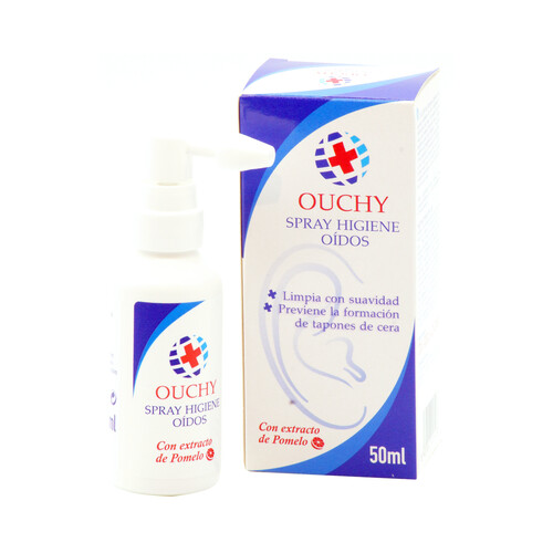 OUCHY Solución acuosa para el tratamiento de los tapones de cera OUCHY 50 ml.