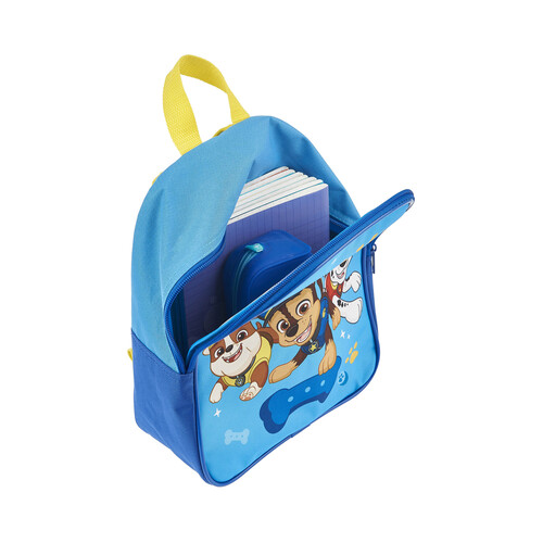 Mochila infantil, PAW PATROL, 1 compartimento, color azul, ALCAMPO.