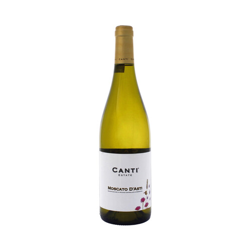 CANTI Vino blanco de Italia con D.O. controlada DOC Moscato D´Asti botella 75 cl.