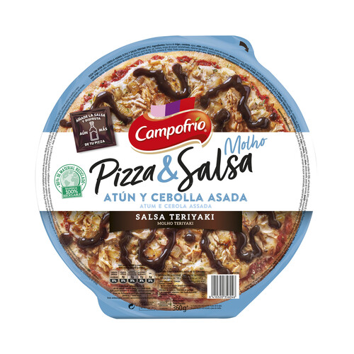 CAMPOFRÍO Pizza fresca de atún y cebolla caramelizada con salsa Teriyaki CAMPOFRÍO 360 g.