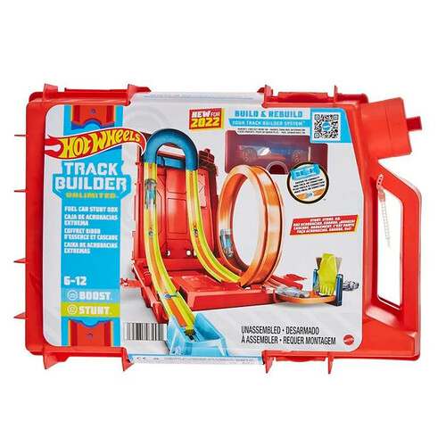 HOT WHEELS Track Builder bidón de acrobacias