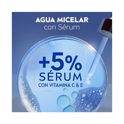 NIVEA Agua micelar con sérum y acción iluminadora para pieles apagadas y / o sensibles 400 ml.