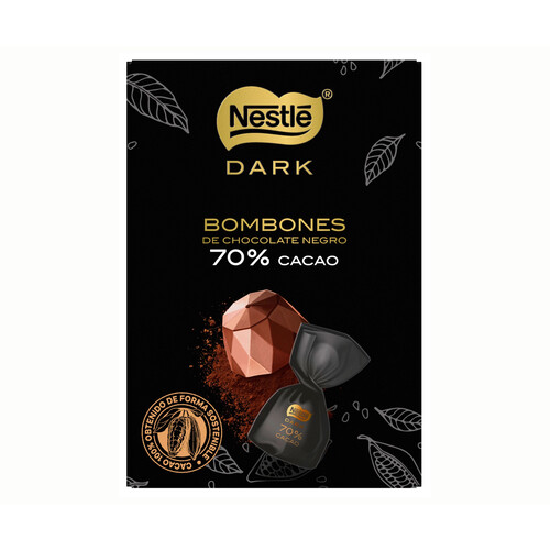 NESTLÉ Bombones dark 70 % 142 gr.