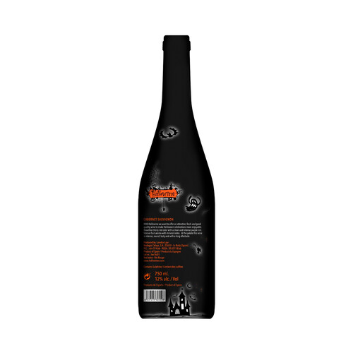 HALLOWINE ESPECIAL EDITION Vino tinto de mesa sin D.O. HALLOWINE Especial edition botella de 75 cl.