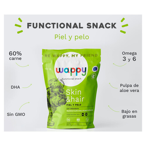 WAPPY Snack functional skin&hair 150 g.