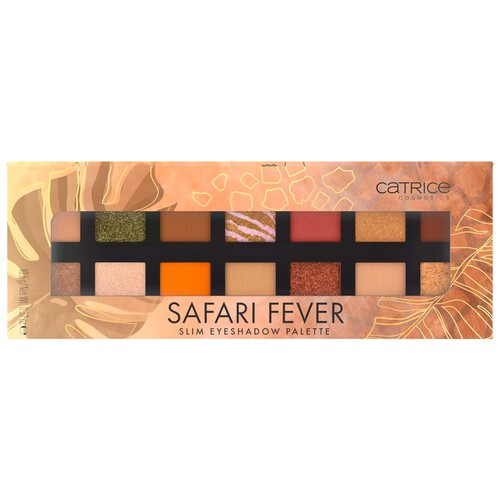CATRICE Safari fever Paleta slim de sombras de ojos de varios tonos.