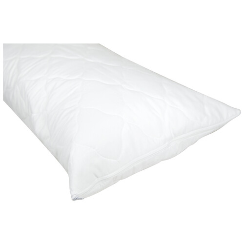 Funda protectora acolchada para almohada 100% microfibra, 150 centímetros PRODUCTO ALCAMPO.