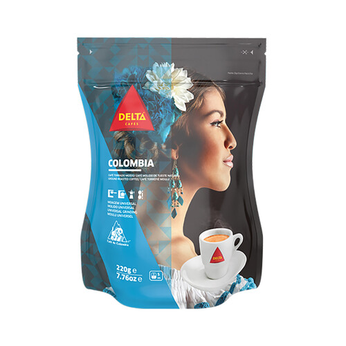 DELTA Café en grano original de Colombia 220 g.