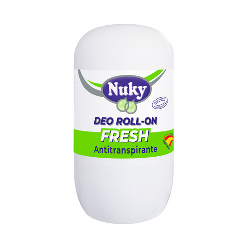 NUKY Desodorante roll on para mujer con protección antitranspirante hasta 24 horas 75 ml.