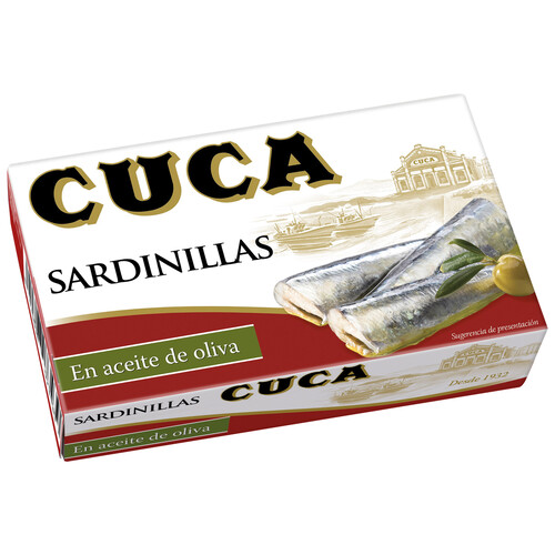 CUCA Sardinillas en aceite de oliva 63 g.