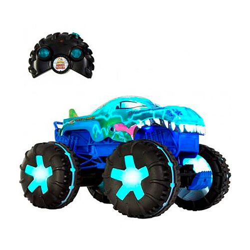 HOT WHEELS Coche radio control Mega Wrex Monster Trucks, +5 años.