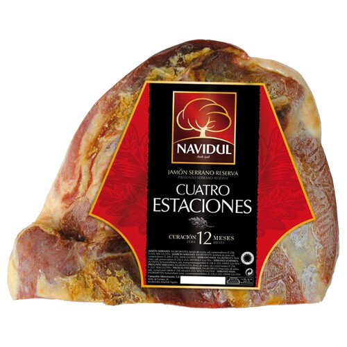 Jamón curado reserva NAVIDUL Cuatro estaciones - Loncha fina 1 mm