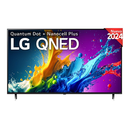 Televisión 139,7 cm (55) LG QNED 55QNED80T, 4K, SmartTV, webOS24,HDR10,3 HDMI, Bluetooth.