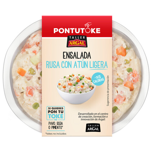 ARGAL Pontutoque Ensalada rusa ligera con atún (30% menos calorias) 240 g.