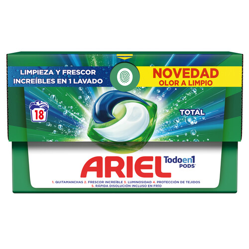 ARIEL Detergente cápsula 18 ds 369 g-