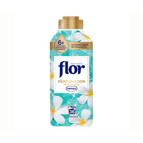 FLOR Perfumador para la ropa con aroma a nenuco, 36 lavados, 720 ml.