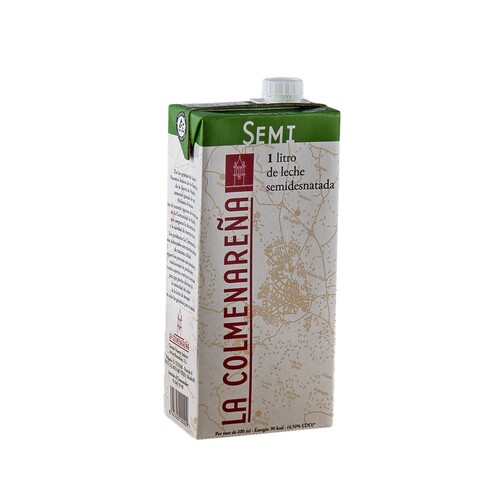 LA COLMENAREÑA Leche semidesnatada 1l.