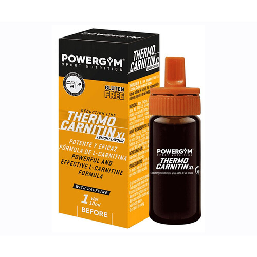 POWERGYM Suplementos thermocarnitin xl sabor a limón 10 ml. 