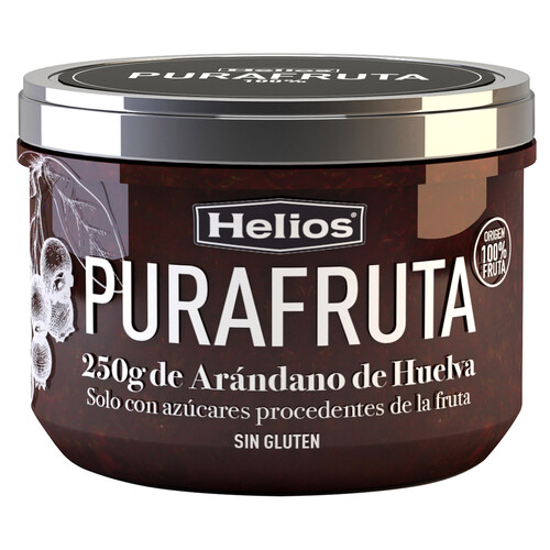 HELIOS Fruta para untar de arándano de Huelva HELIOS 250 g.