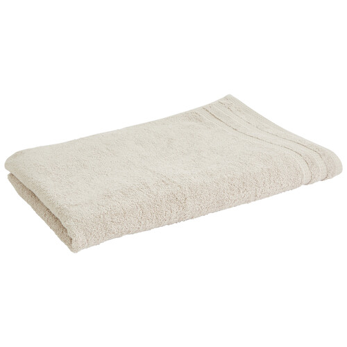 Toalla lisa de ducha color gris, algodón, 540g/m², ACTUEL.