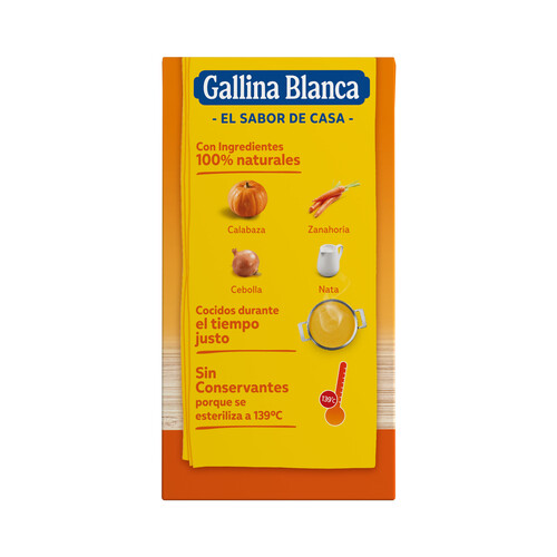 GALLINA BLANCA Crema de calabaza 500 ml.