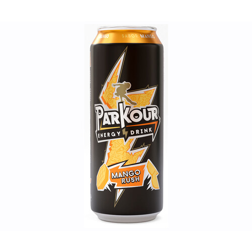 PARKOUR Bebida energética mango lata 50 cl.