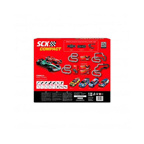 SCALEXTRIC Circuito Race To Win de 5,60 metros, en escala 1:43