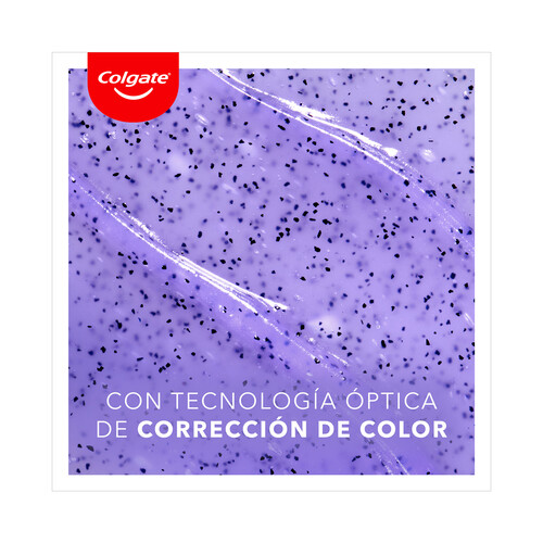 COLGATE Max white purple reveal Pasta de dientes de uso diario con acción blanqueante 75 ml.