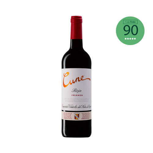 CUNE  Vino tinto crianza con D.O. Ca. Rioja botella de 75 cl.