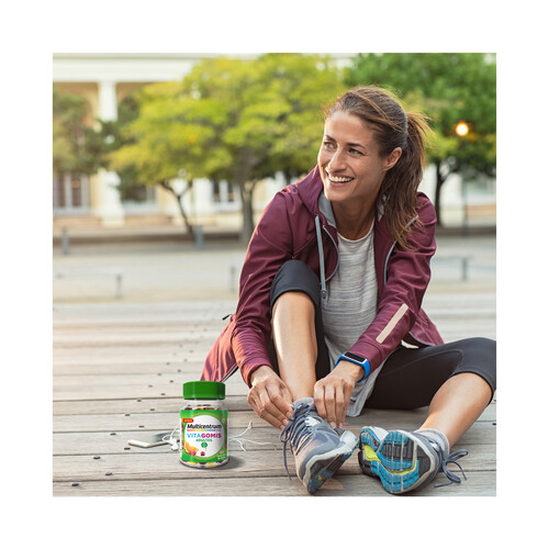 MULTICENTRUM Vitagomis adulto Complemento alimenticio multivitamínico para adultos en cómodos caramelos de goma sabor frutas 30 uds.